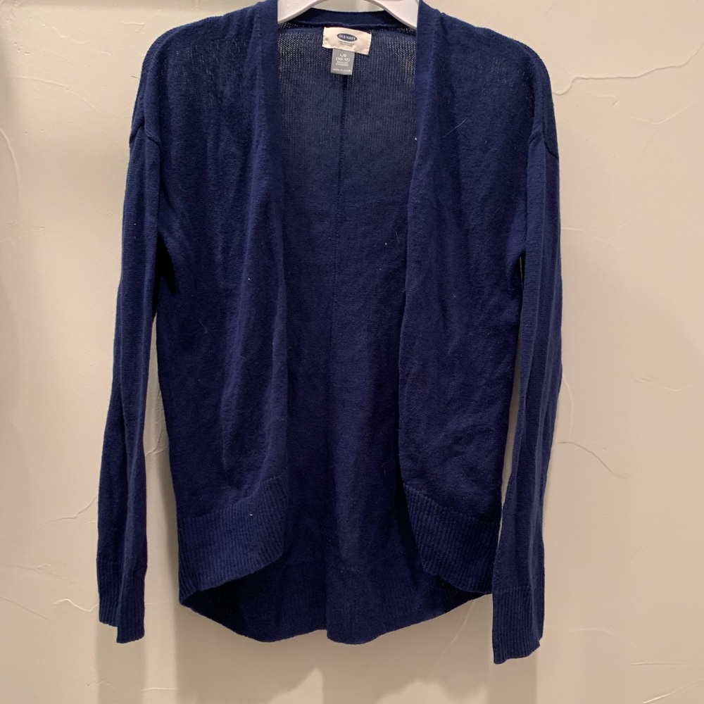 Girls blue cardigan